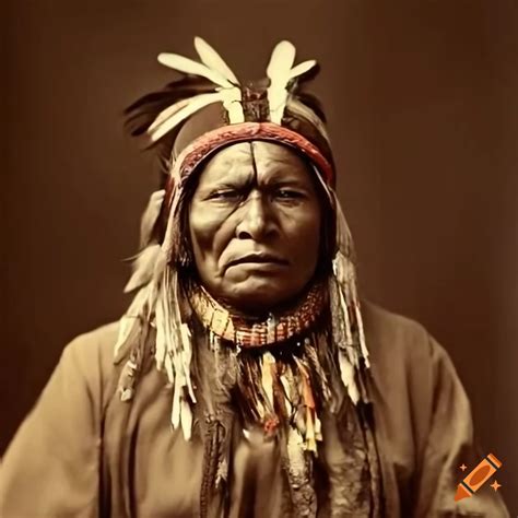 Apache warrior portrait